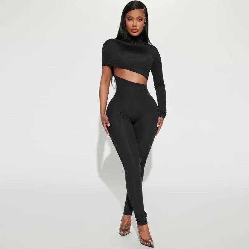 Long Sleeve Jumpsuit - Elevated Style | VERONEEKS by VERONEEKS