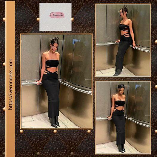 Ann Sexy Two-Piece Set - Sultry Matching Set | VERONEEKS - VERONEEKS BRAND