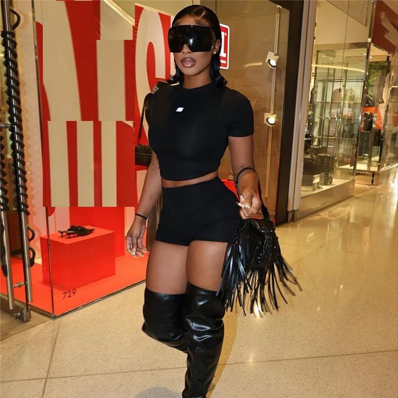 Dynamic Duo Two-Piece Set - Bold Matching Set | VERONEEKS