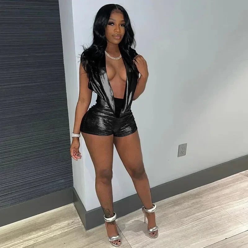 Jazzie Sexy Romper - Playful Style | VERONEEKS - VERONEEKS BRAND