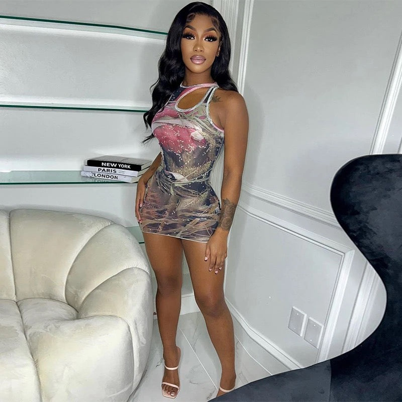 Alexis Mini Dress - Curve-Hugging Bodycon Mini Dress | VERONEEKS