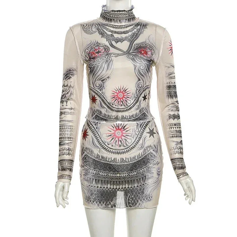 Majestic Transparent Two-Piece Set | VERONEEKS - VERONEEKS BRAND