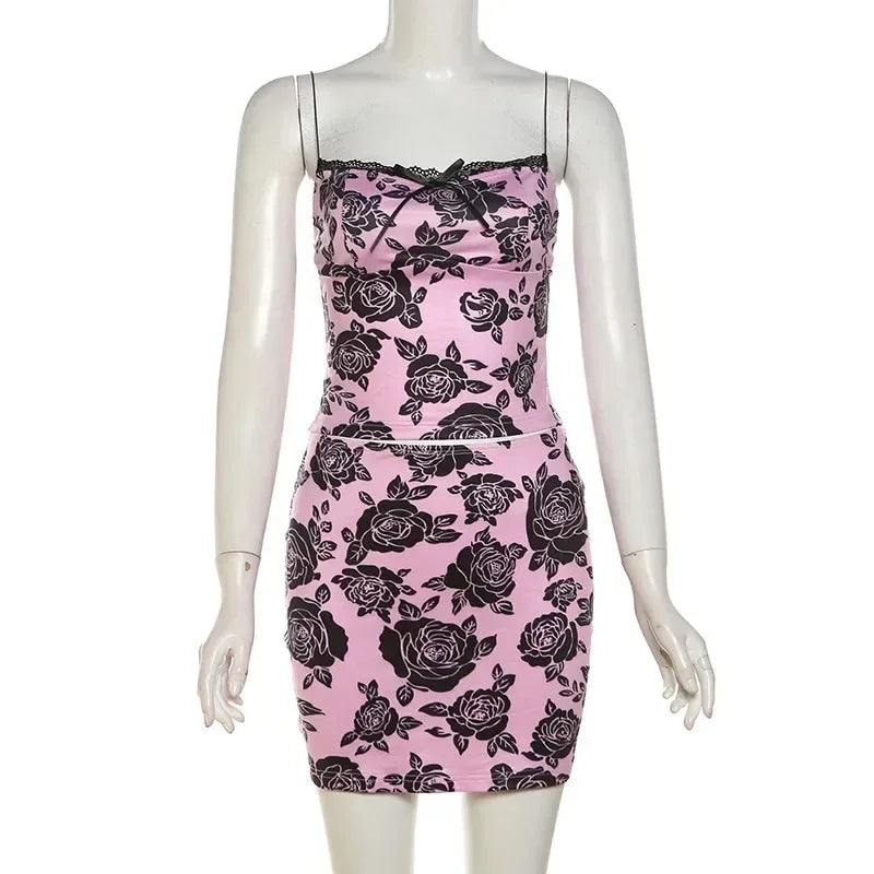 Floral Fierce Two-Piece Set - Bold Blooms | VERONEEKS - VERONEEKS BRAND