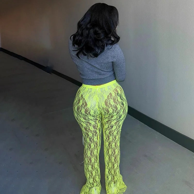 Lace Pants - Sultry Statement Bottoms | VERONEEKS