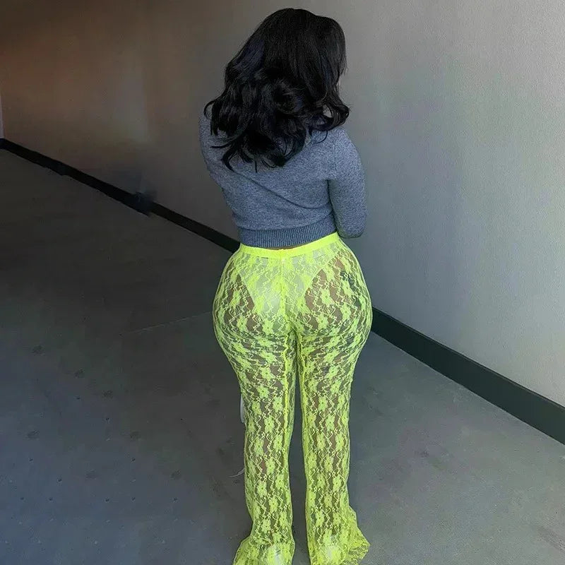 Lace Pants - Sultry Statement Bottoms | VERONEEKS - VERONEEKS BRAND