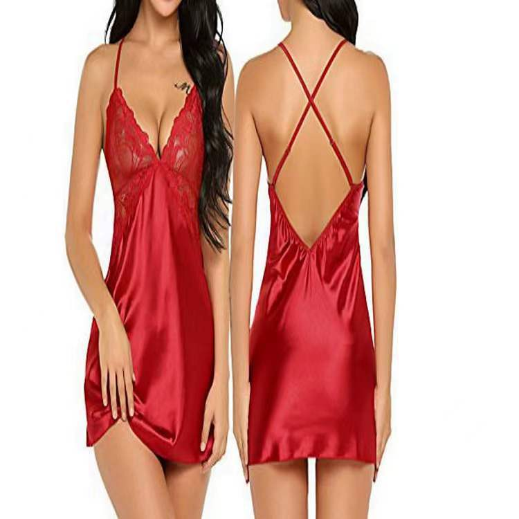 Sexy Lace Nightdress G-String Pajamas