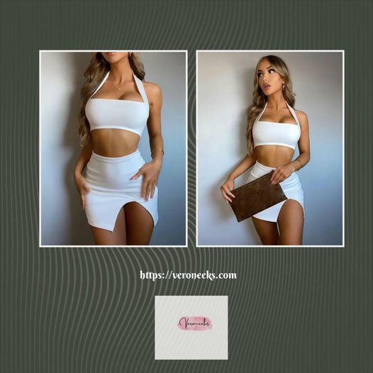 Ava Two-Piece Matching Set - Coordinated Style | VERONEEKS