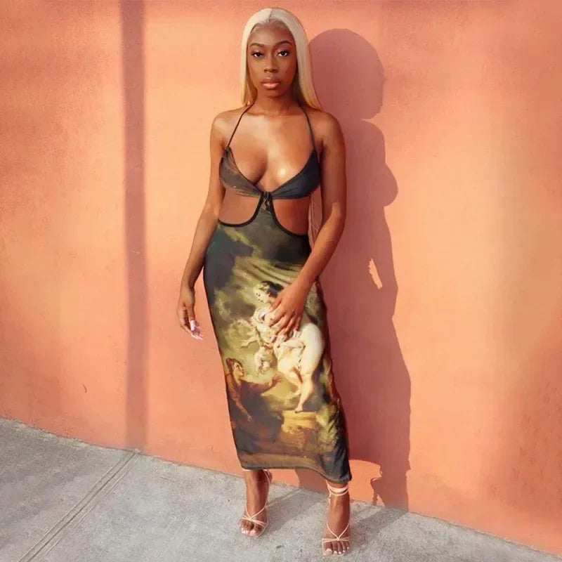 Summer Allure Maxi Dress - Flowing Elegant Maxi Dress | VERONEEKS - VERONEEKS BRAND