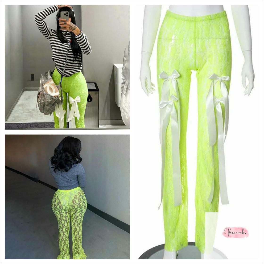 Lace Pants - Sultry Statement Bottoms | VERONEEKS