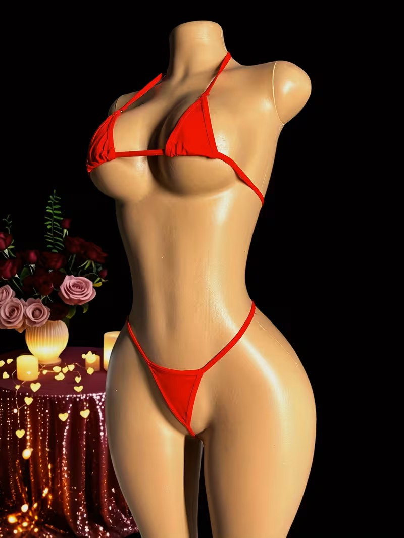 Temptation Red Lingerie Set