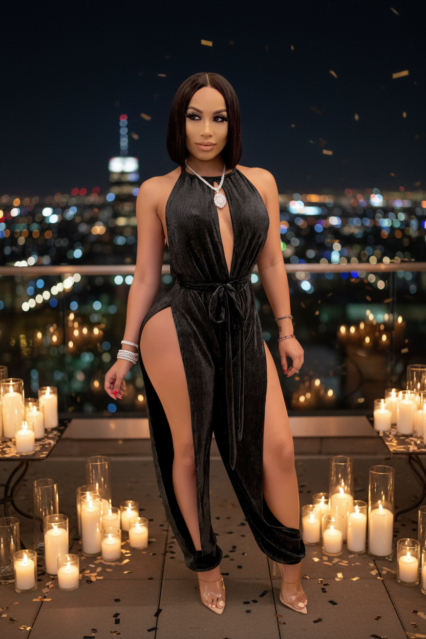 Velour Jumpsuit - Birthday